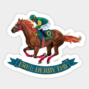 Derby Horse Racing 150th Derby Day May 4, 2024 Sticker